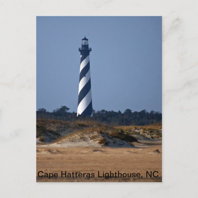 Kap Hatteras Leuchtturm - Wächter des Atlantiks Postkarte (Vorderseite)