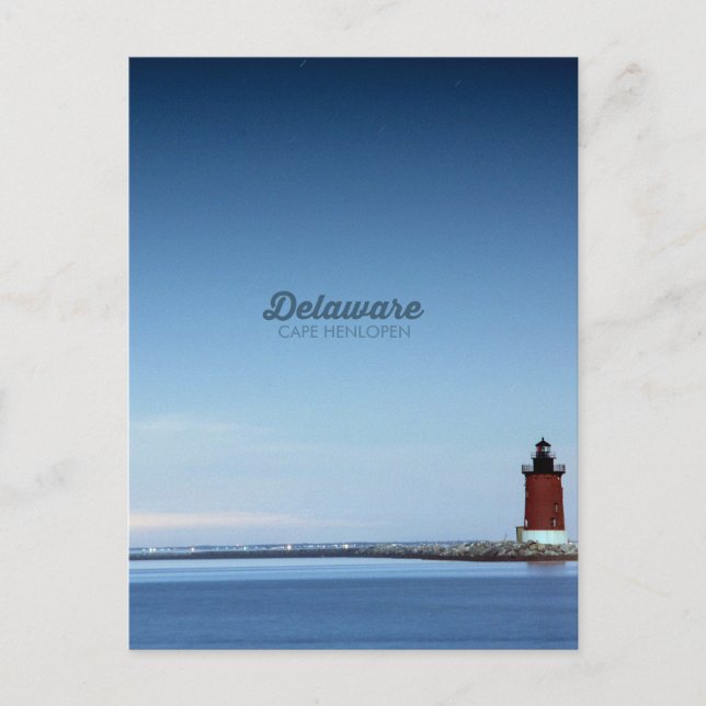 Kap Henlopen. Postkarte (Vorderseite)