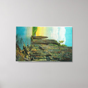 Kap Horn und Felsen Cigar auf dem Columbia River Leinwanddruck