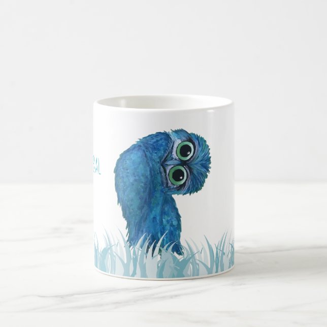 Kap korallenrotes Florida, das Eulen-Kunst gräbt Tasse (Mittel)