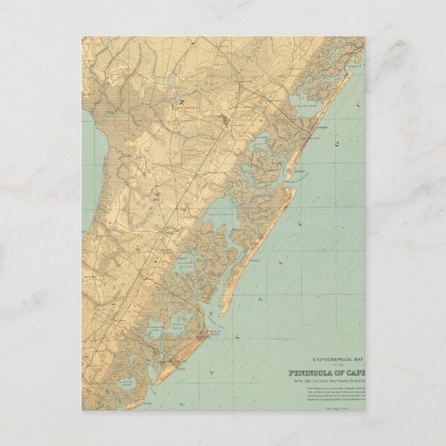 Kap Mai, New Jersey Postkarte (Vorderseite)