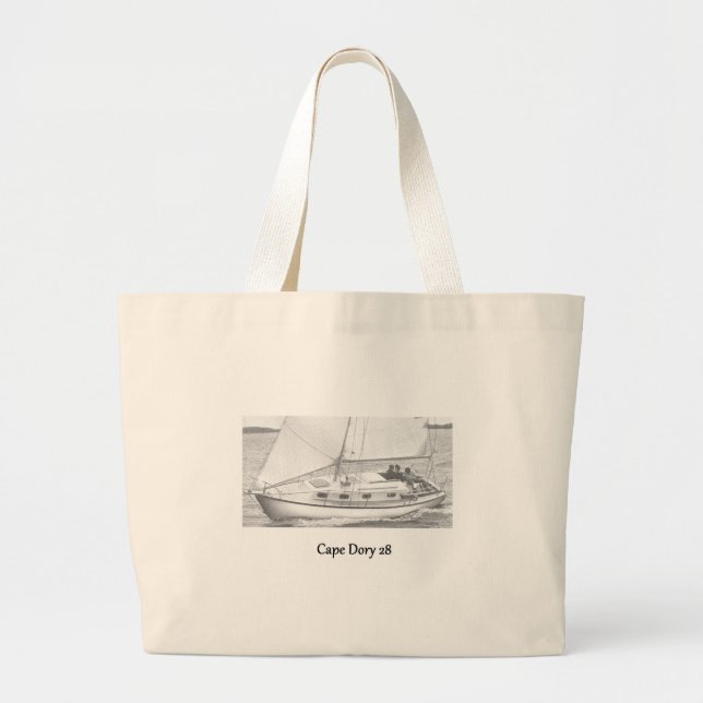 Kap-Ruderboot-Tasche Jumbo Stoffbeutel (Vorne)