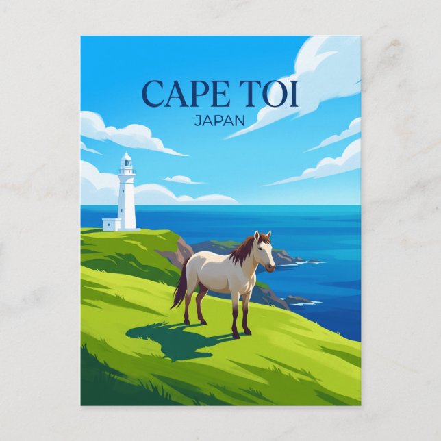 Kap Toi Japan Postkarte (Vorderseite)