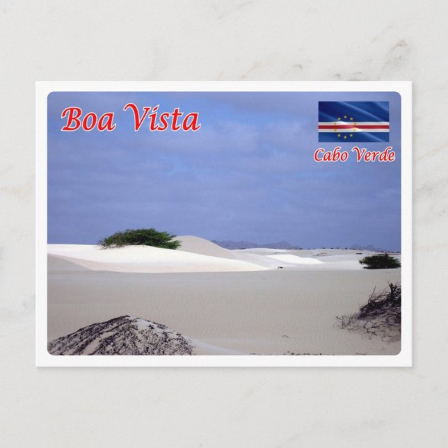 Kap Verde - Boa Vista - Wüste - Postkarte (Vorderseite)