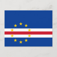 Kap-Verde-Flag-Postkarte