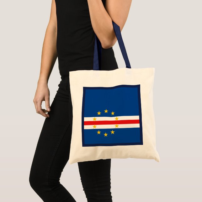 Kap Verde Flag x Flag Bag Tragetasche (Vorderseite (Produkt))