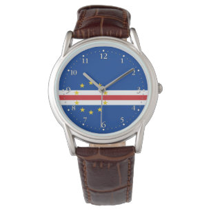 Kap-Verde-Flagge Armbanduhr