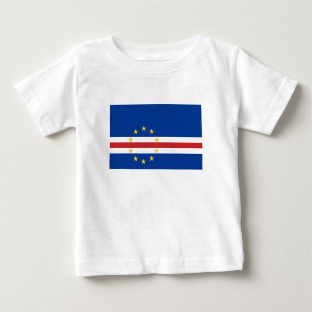 Kap-Verde-Flagge Baby T-shirt (Vorderseite)