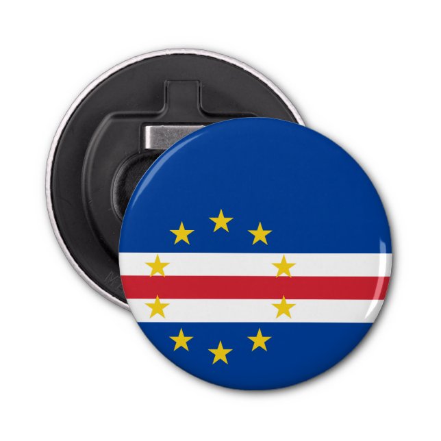 Kap-Verde-Flagge Flaschenöffner (Vorderseite)