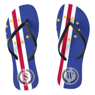Kap-Verde-Flagge Flip Flops