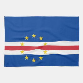 Kap-Verde-Flagge Geschirrtuch