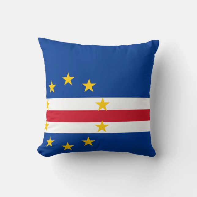 Kap-Verde-Flagge Kissen (Vorderseite)