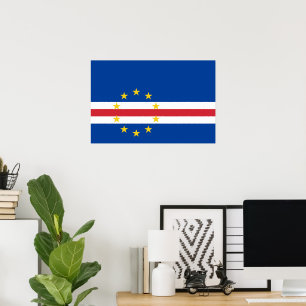 Kap-Verde-Flagge Poster