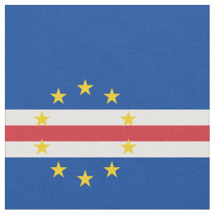 Kap-Verde-Flagge Stoff