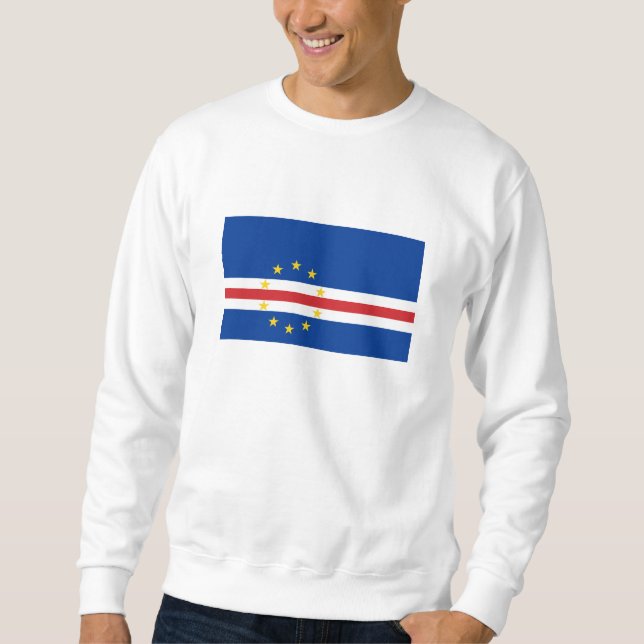 Kap-Verde-Flagge Sweatshirt (Vorderseite)