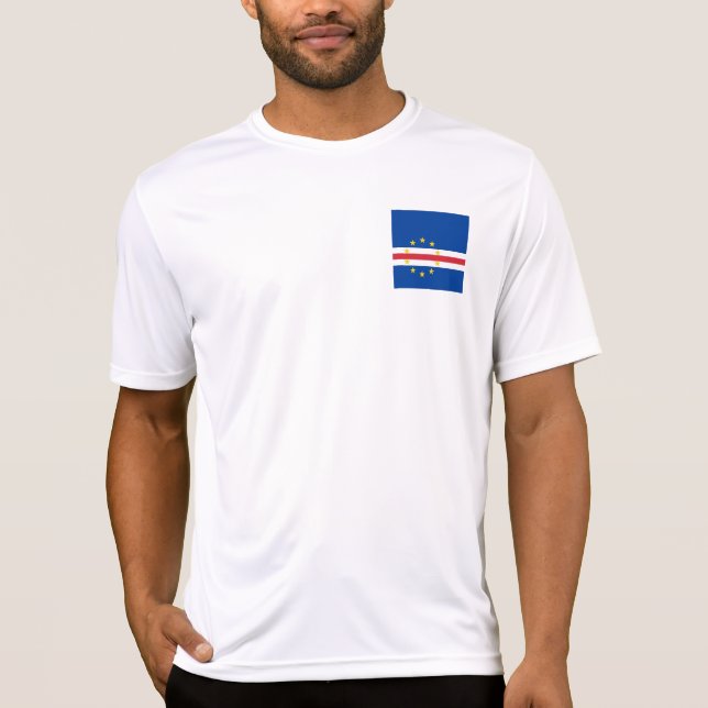 Kap-Verde-Flagge T-Shirt (Vorderseite)