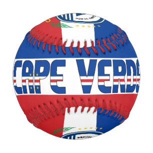 Kap-Verde-Flagge und -mäntel Baseball