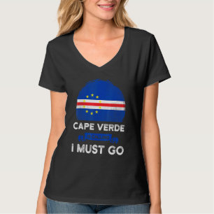 Kap Verde fordert mich auf, die kap-verdische Flag T-Shirt