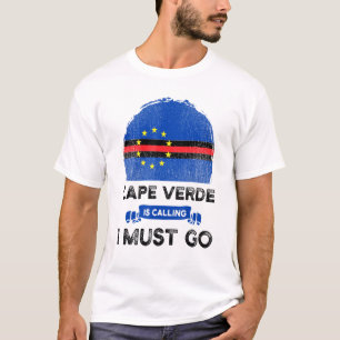 Kap Verde fordert mich auf, die kap-verdische Flag T-Shirt
