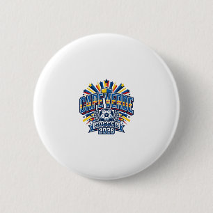 Kap Verde Fußball 2026 Fußball Fett Land Typografi Button
