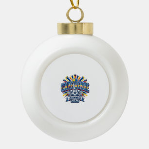 Kap Verde Fußball 2026 Fußball Fett Land Typografi Keramik Kugel-Ornament