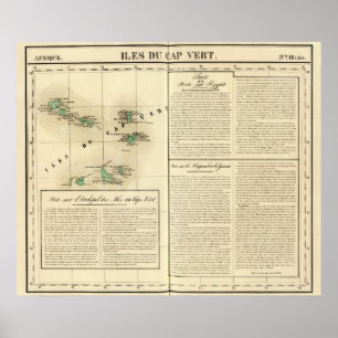 Kap-Verde Inseln Afrika Poster
