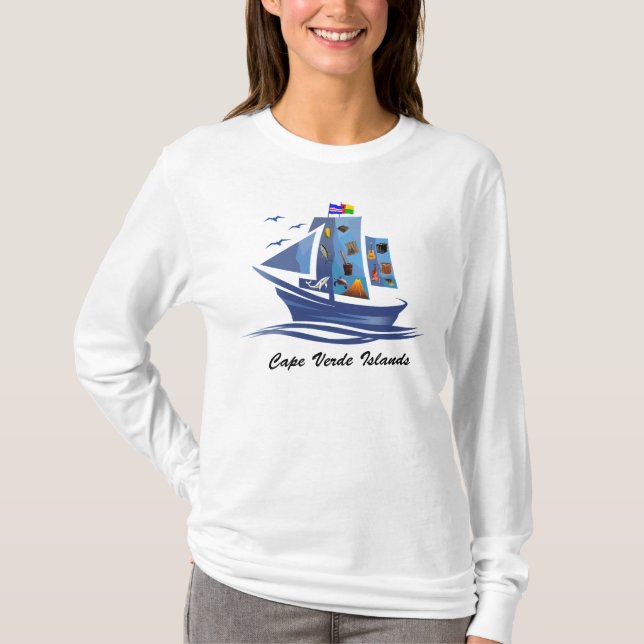 Kap-Verde-Inseln Tradition T-Shirt (Vorderseite)
