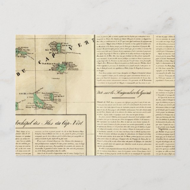 Kap Verde Islands Afrika Postkarte (Vorderseite)