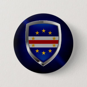 Kap Verde Mettalic Emblem Button
