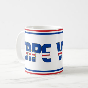 Kap Verde National Flag Patriotic Kaffeetasse