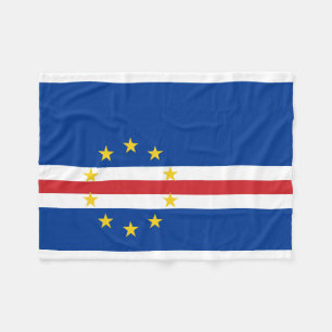 Kap-Verde nationale Weltflagge Fleecedecke