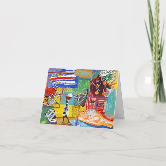 Kap-Verde notecard Karte (Vorderseite)