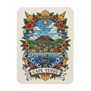 Kap Verde Reise Magnet