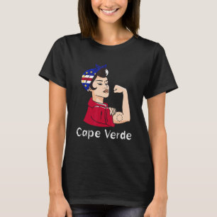 Kap Verde Strong Cape Verdean Roots Woman Scarf T-Shirt