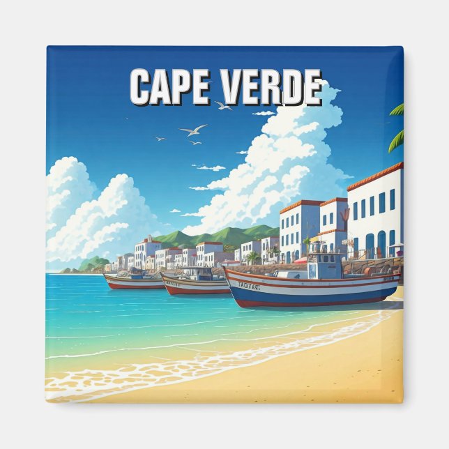 Kap Verde Travel Magnet (Vorne)