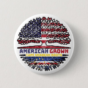 Kap Verde USA USA Vereinigte Staaten Tree Button