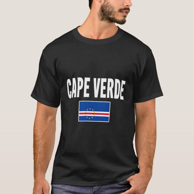 Kap Verde Verdeans Flag T-Shirt (Vorderseite)