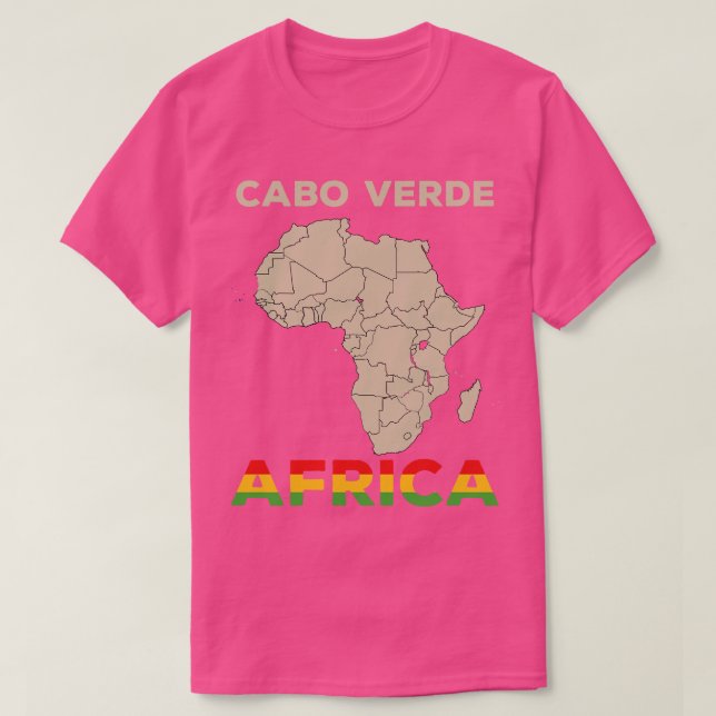 Kap Verdeafrika T-Shirt (Design vorne)