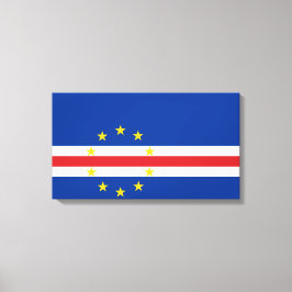 Kap-Verdische Flagge (Cabo Verde) Leinwanddruck