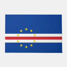 Kap-Verdische Flagge (Kap Verde) Fußmatte