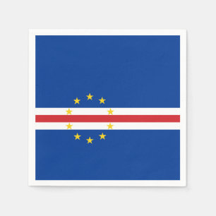 Kap-Verdische Flagge (Kap Verde) Serviette