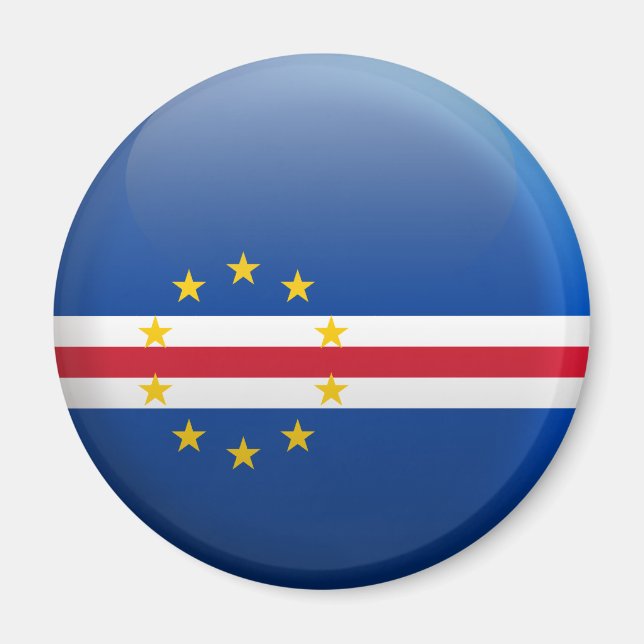 kap-verdische Flagge Magnet (Vorne)