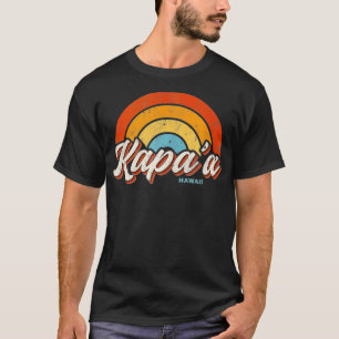 Kapa'a Hawaii HI Vintag Rainbow Retro 70er T-Shirt