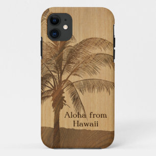 Kapaa Sunset Hawaiian Faux Koa Holz iPhone 5 Hülle