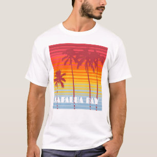 Kapalua Bay Maui Hawaii 80er Retro Sunset Streifen T-Shirt