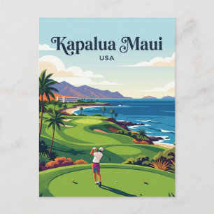 Kapalua Golf USA Postkarte