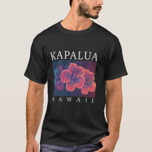 Kapalua Hawaii Hawaii Hibiskus Blume Surfer So T-Shirt