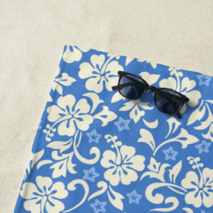 Kapalua Pareau Hawaiian Hibiscus - Immerblau Strandtuch