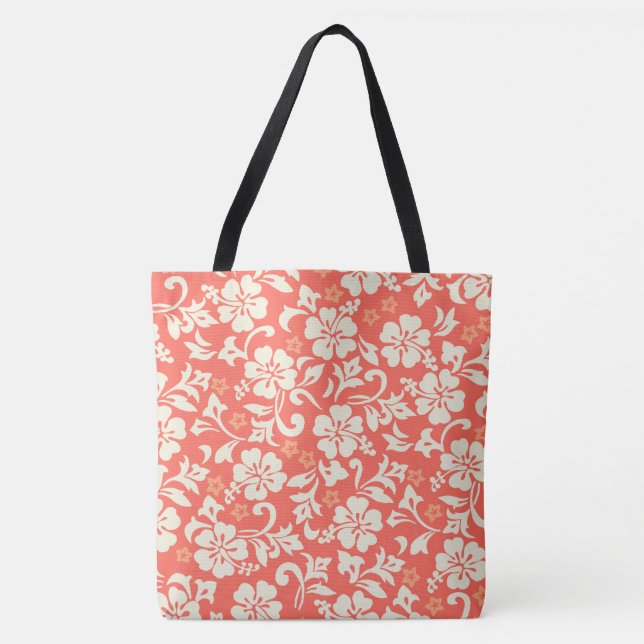Kapalua Pareau Hawaiian Hibiskus Beach Bag (Vorderseite)