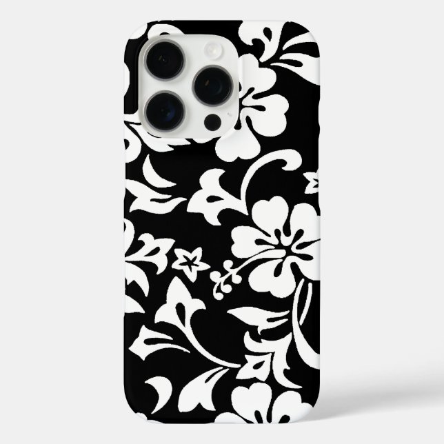 Kapalua Pareau Hawaiianischer Hibiskus Black Case-Mate iPhone Hülle (Rückseite)